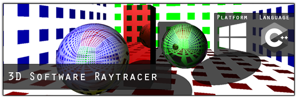 3D Software Raytracer – Bradley Stone – Games Programmer